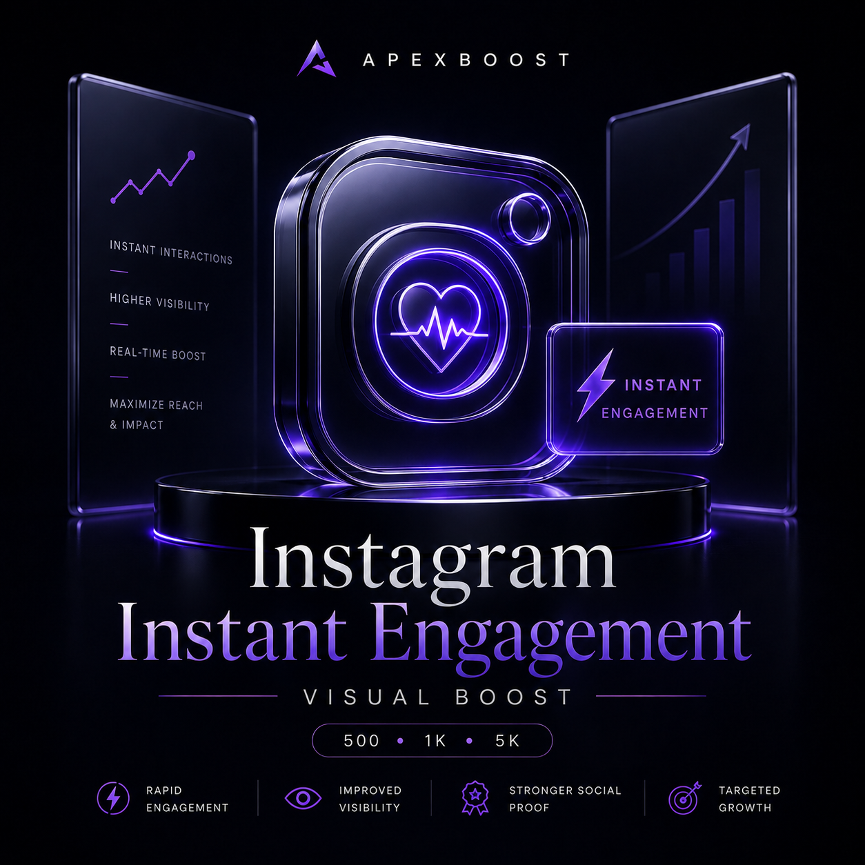 ApexBoost Instagram engagement visual optimization premium cover